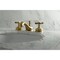 Kingston Brass KS1167BEX 8" Widespread Bathroom Faucet, Brushed Brass KS1167BEX - alternate 3